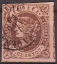 Spain 1862 Queen Isabel II 4 Cuartos Castaño Edifil 58